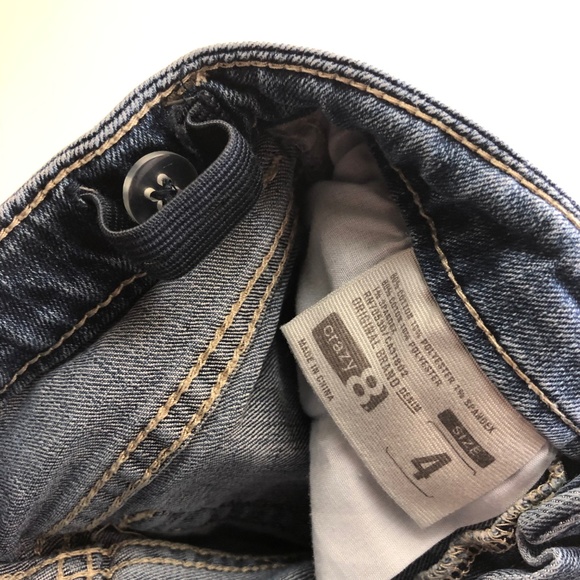 Crazy 8 Adjustable waist Skinny Jeans 4t - Picture 3 of 3